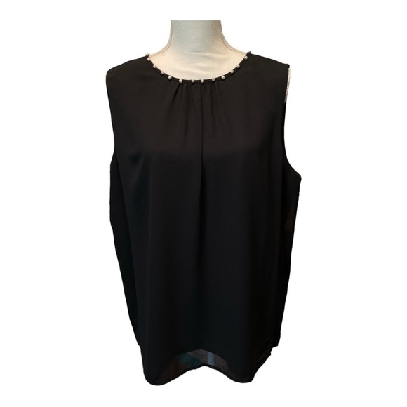 Karl Lagerfeld Paris Chiffon Top size XL NWT - Picture 1 of 10